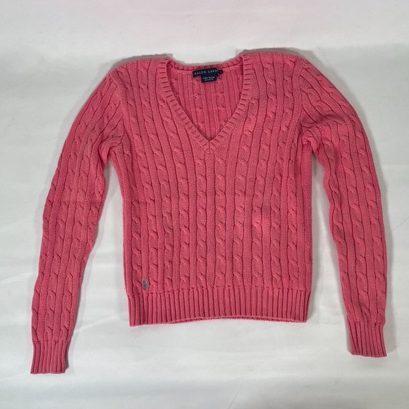 Ralph Lauren Cotton Cable Knit sweater - Picture 1 of 8